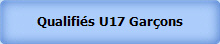 Qualifi�s U17 Gar�ons