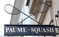 Exclusive: Jackman was exercising at the smart Jeu de Paume club in Paris